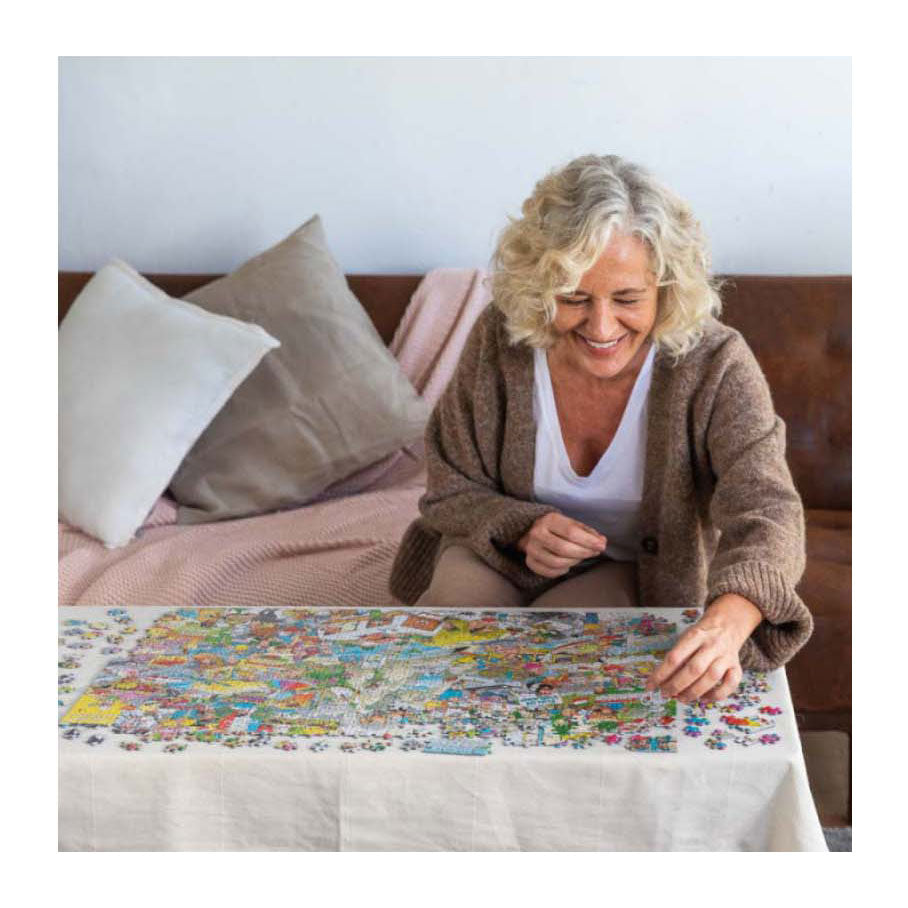 Jumbo puzzel jvh de goochelbeurs 1000pcs