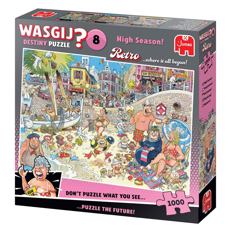 Puzzle Jumbo Wasgij RetroDestiny 8 - Alta stagione!, 1000 pezzi.