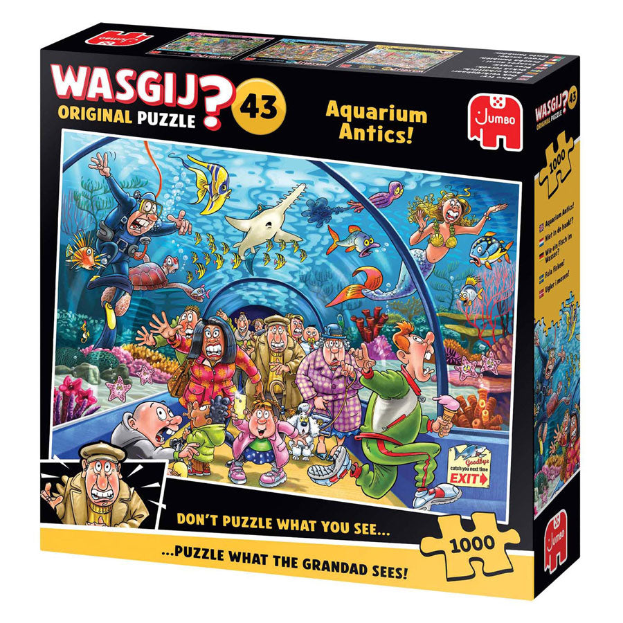 Puzzle Wasgij originale 43 - non nel gancio, 1000 pezzi.