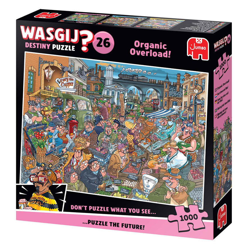 Jumbo wasgij destino 26 puzzle - pieno di bio!, 1000 pezzi.