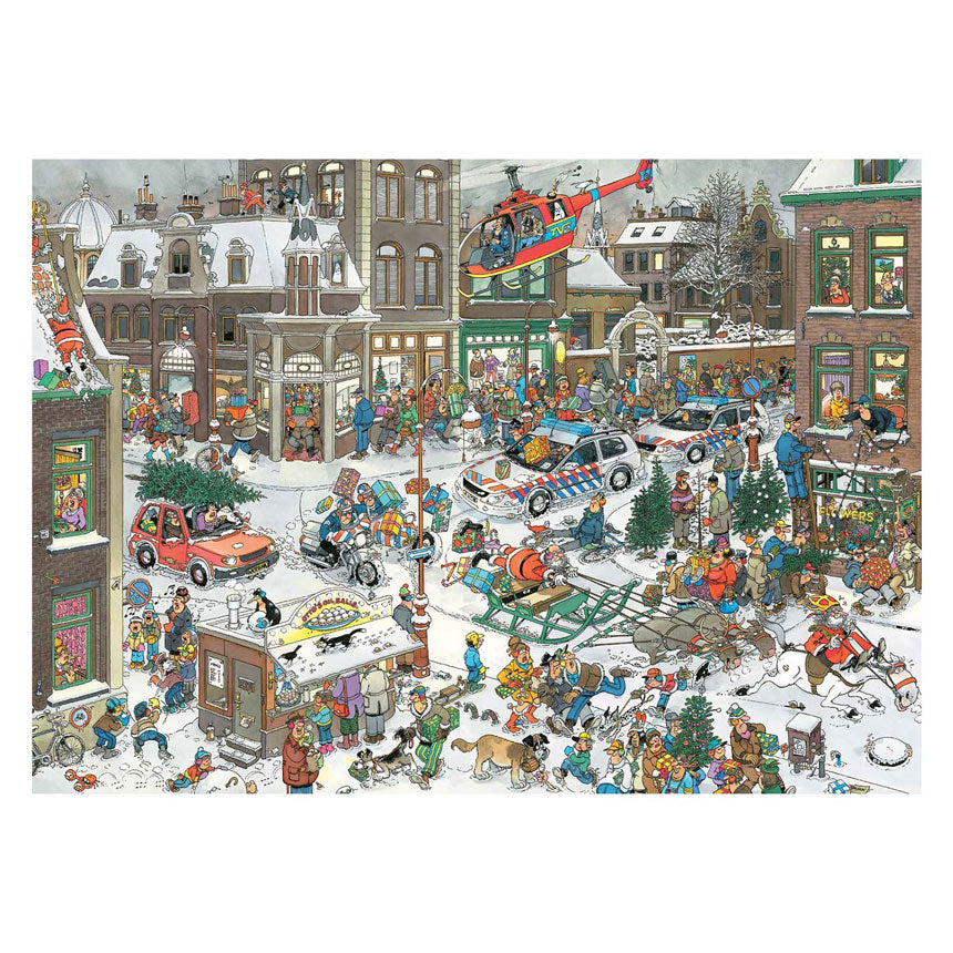 Puzzle Jumbo Jan van Haasteren - Natale, 1000 pezzi.