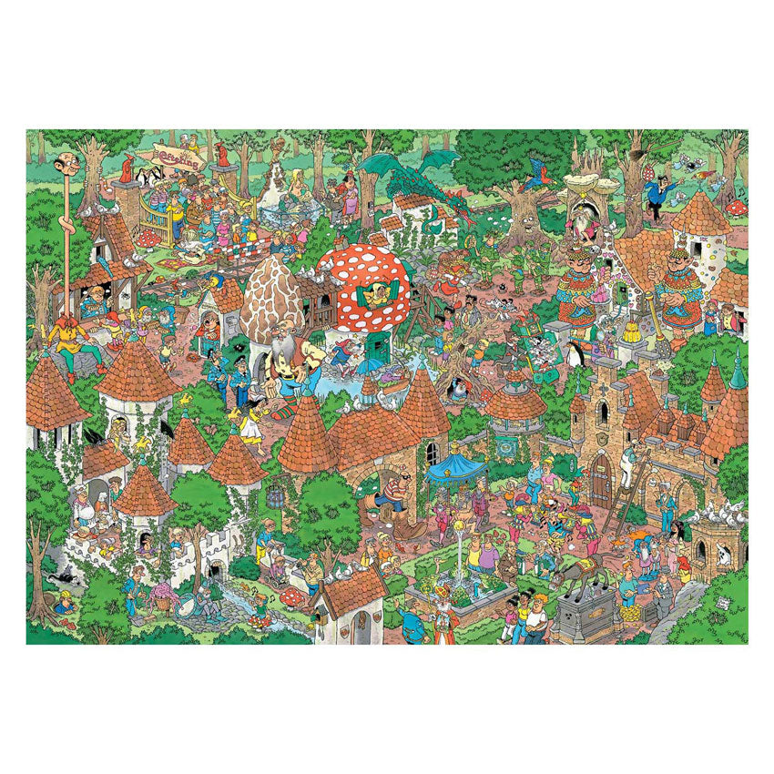 Rompecabezas Jumbo de Jan van Haasteren - Bosque de cuento de hadas de Efteling, 1000 uds.