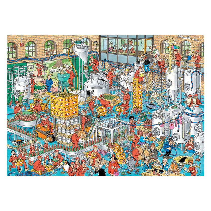 Puzzle Jumbo Jan van Haasteren - Il birrificio artigianale, 1000 pezzi.
