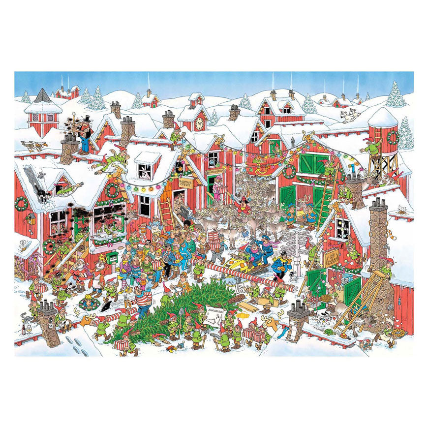 Jumbo jvh puzzle villaggio di babbo natale 1000 pezzi
