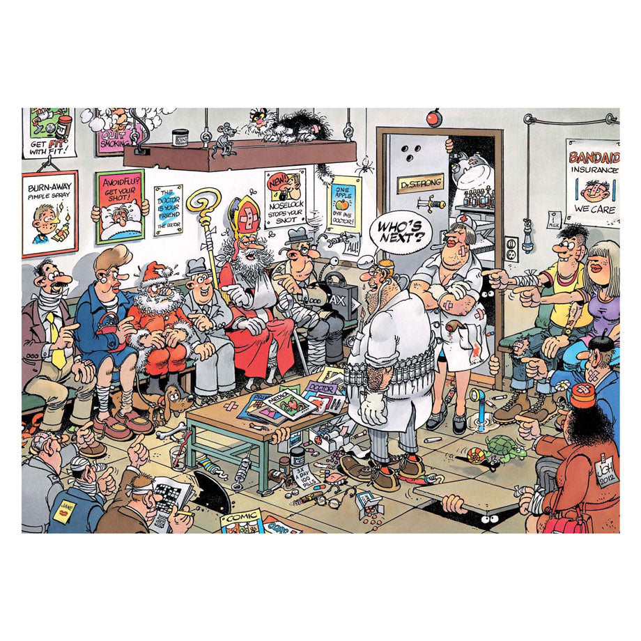 Puzzle Jumbo Jan van Haasteren - Chi sarà il prossimo, 500 pezzi.