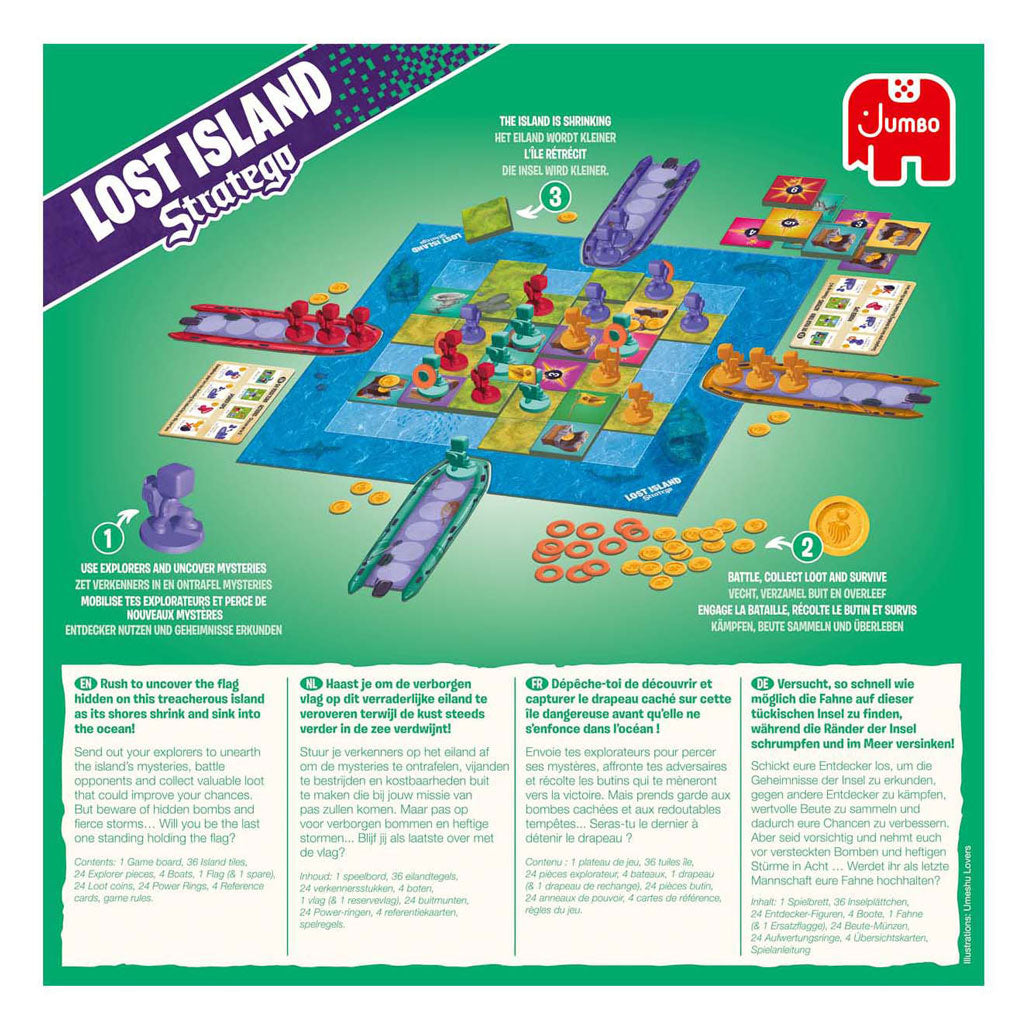 Gioco da tavolo Jumbo Stratego Lost Island
