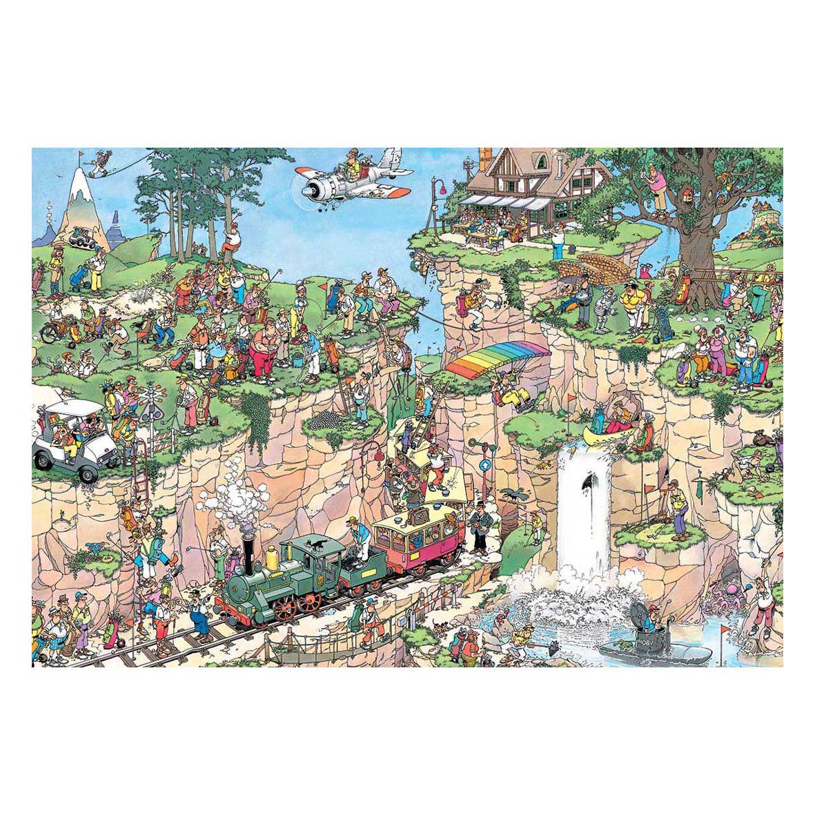 Jumbo puzzle Jan van Hasteren il campo da golf (5000)