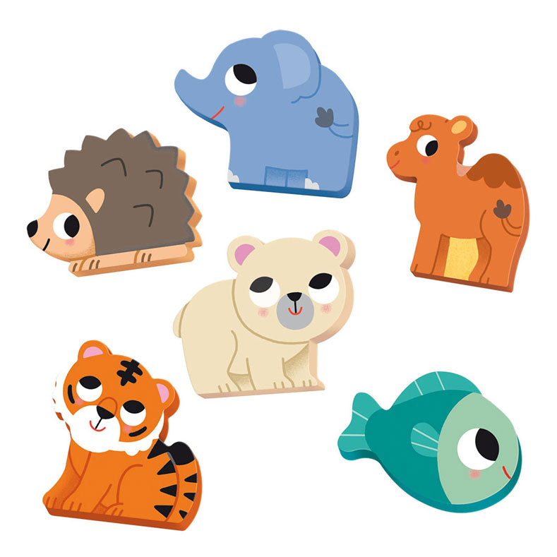 Puzzle Jumbo Goula 6 habitat - 5 pz.