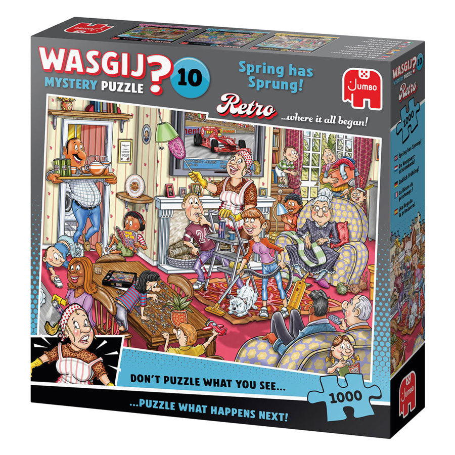 Jumbo wasgij retro misterio 10 - ¡limpieza de primavera! - 1000 uds.