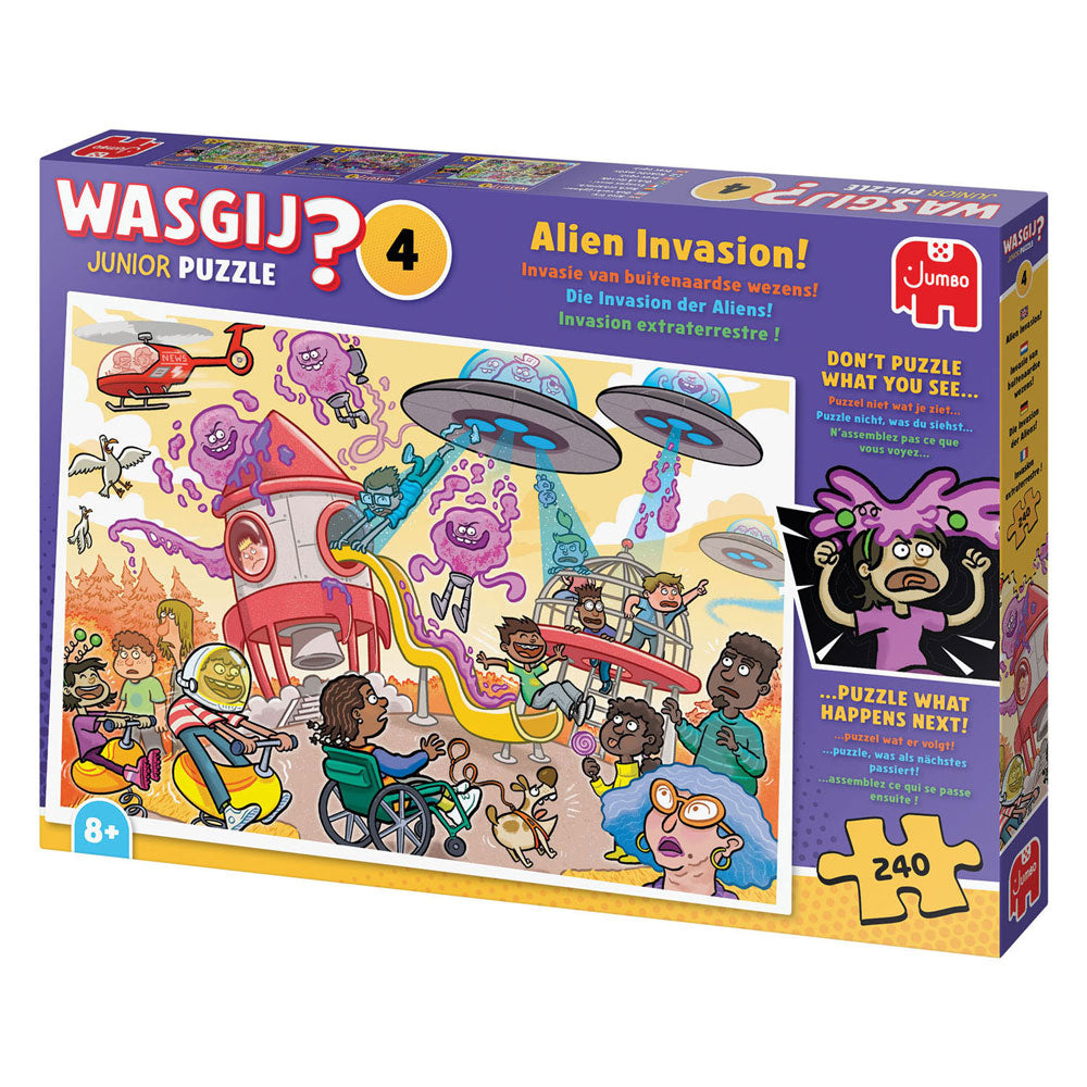 Jumbo wasgij junior 4 invasion 240 pezzi