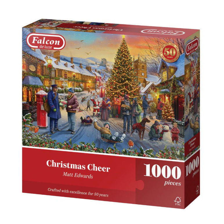 Puzzle natalizio Jumbo Falcon - 1000 pezzi.