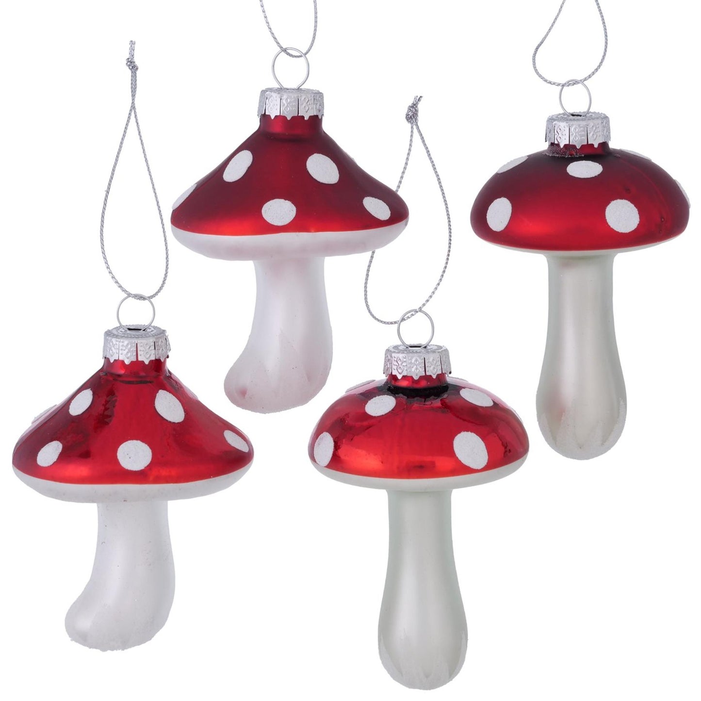 Boltze home colgante navideño seta milian cristal 10cm