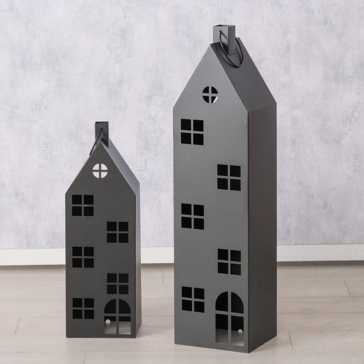 Boltze set lanterne domestiche casa 2 pezzi xxl