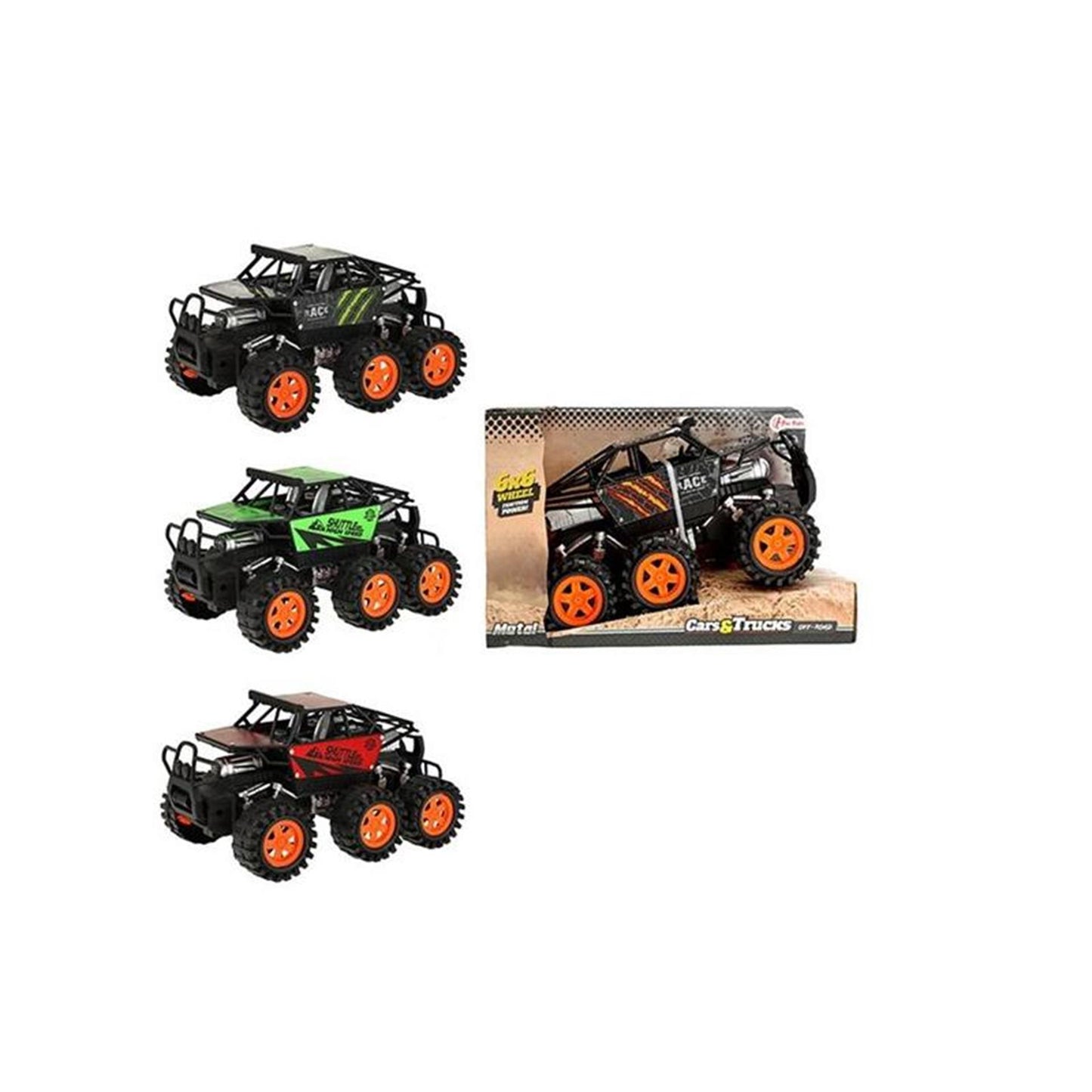 Toi-toys toi juguetes monster truck 6 ruedas friccion
