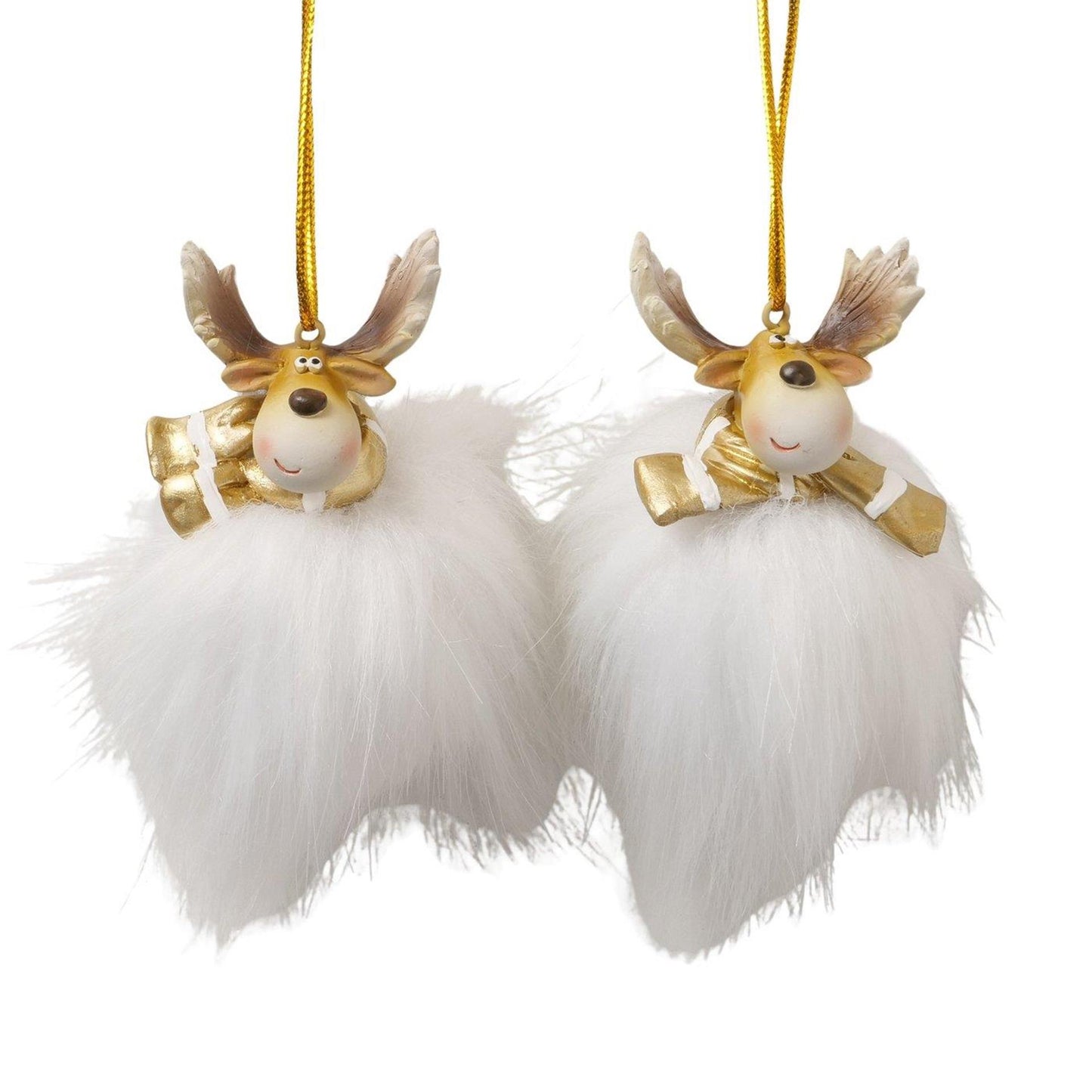 Boltze home colgante navideño ciervo 5,5x5x7cm