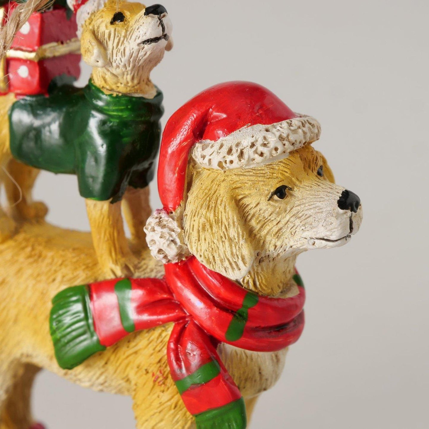Boltze home colgante navideño perro 6x2x8,5cm