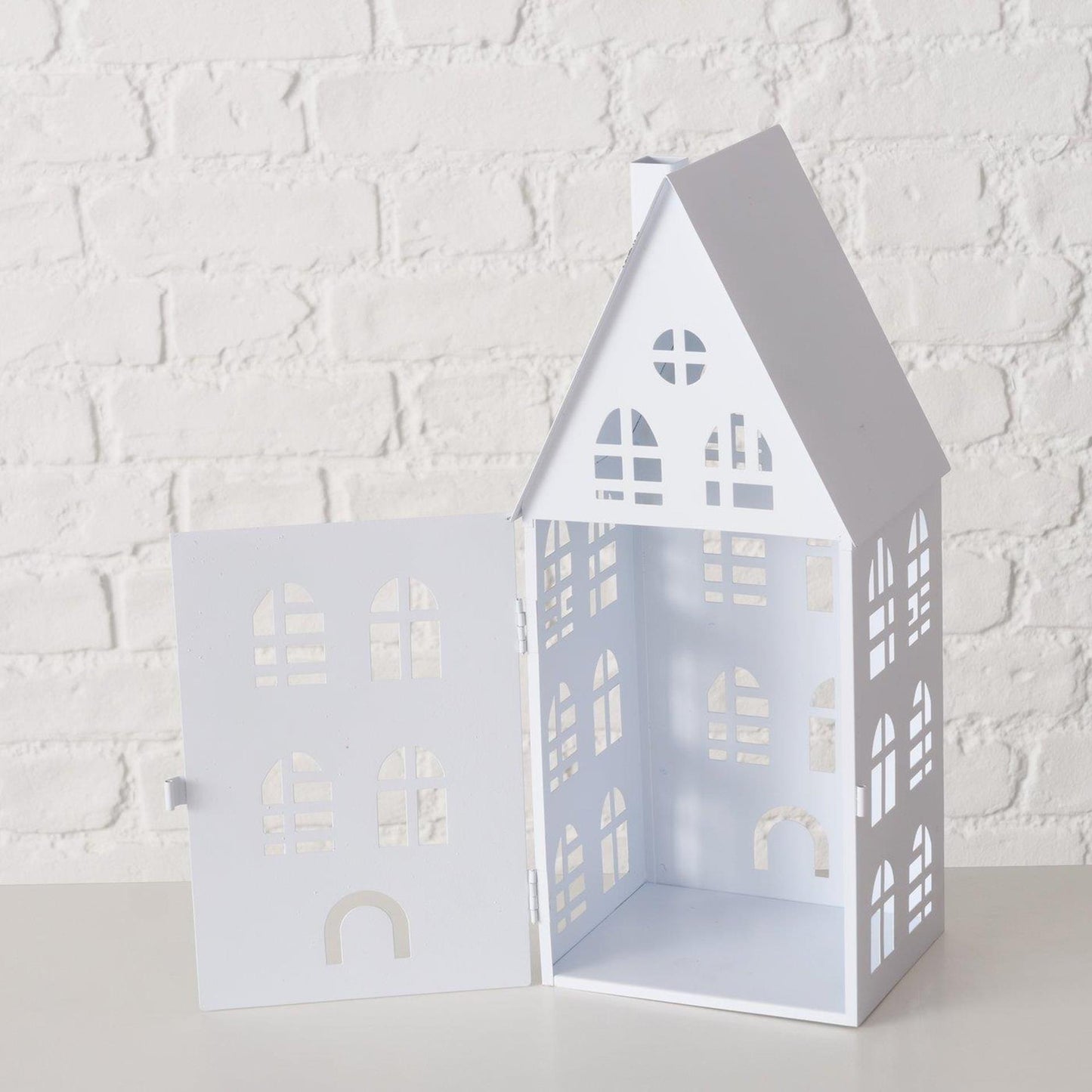 Boltze lanterna domestica set casa 3 pezzi bianco