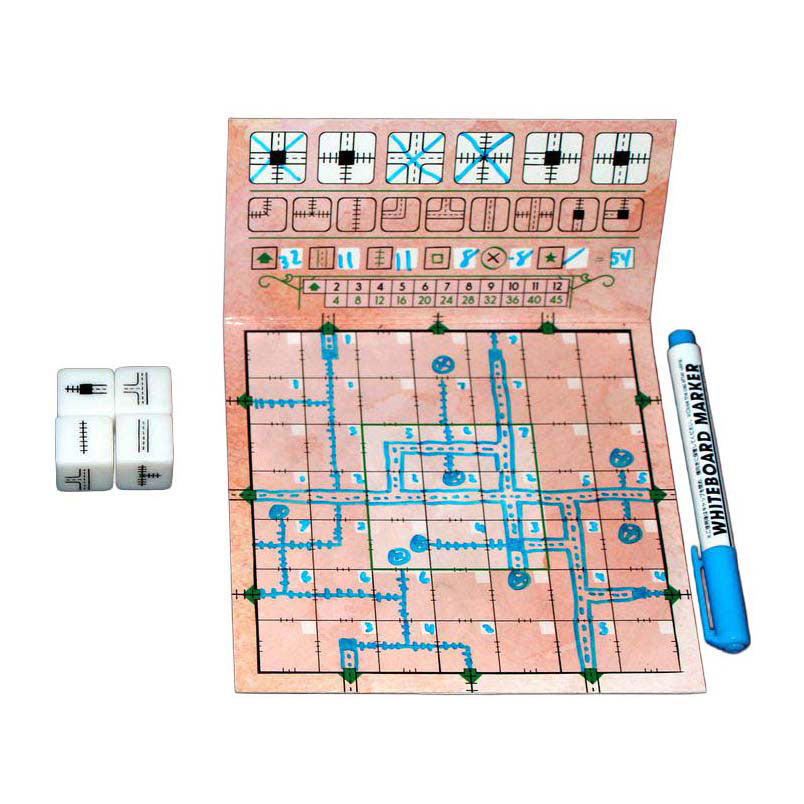 Juegos de duendes blancos tinta ferroviaria - juego de dados versión rojo fuego