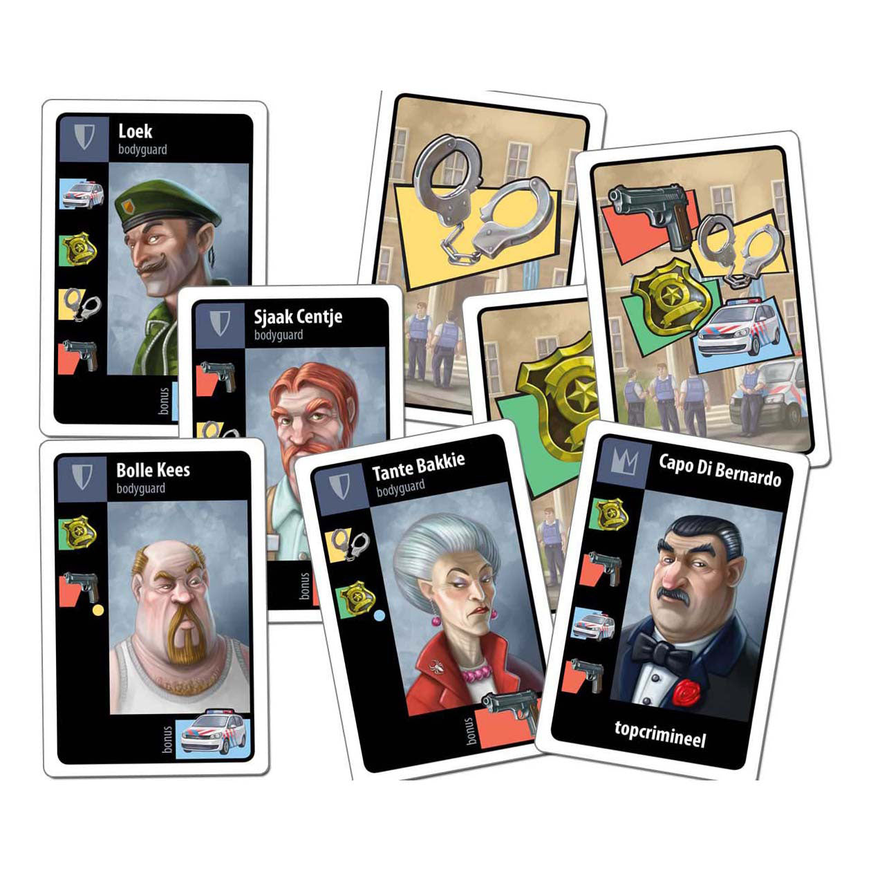 Ispettore dei giochi dei goblin bianchi Hoogstraten: villa dei gangster - gioco di carte