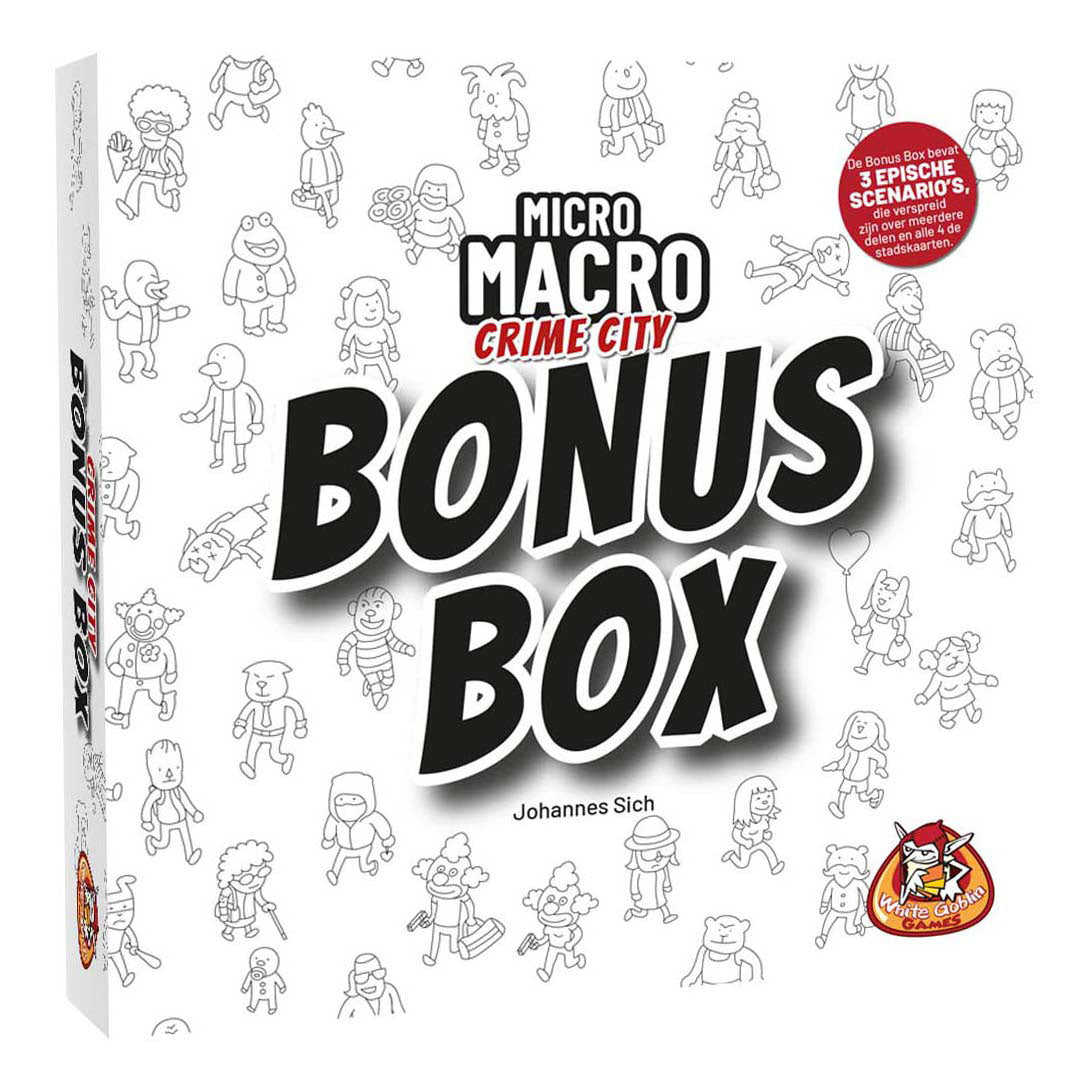 Giochi White Goblin micromacro - scatola bonus Crime City - gioco da tavolo