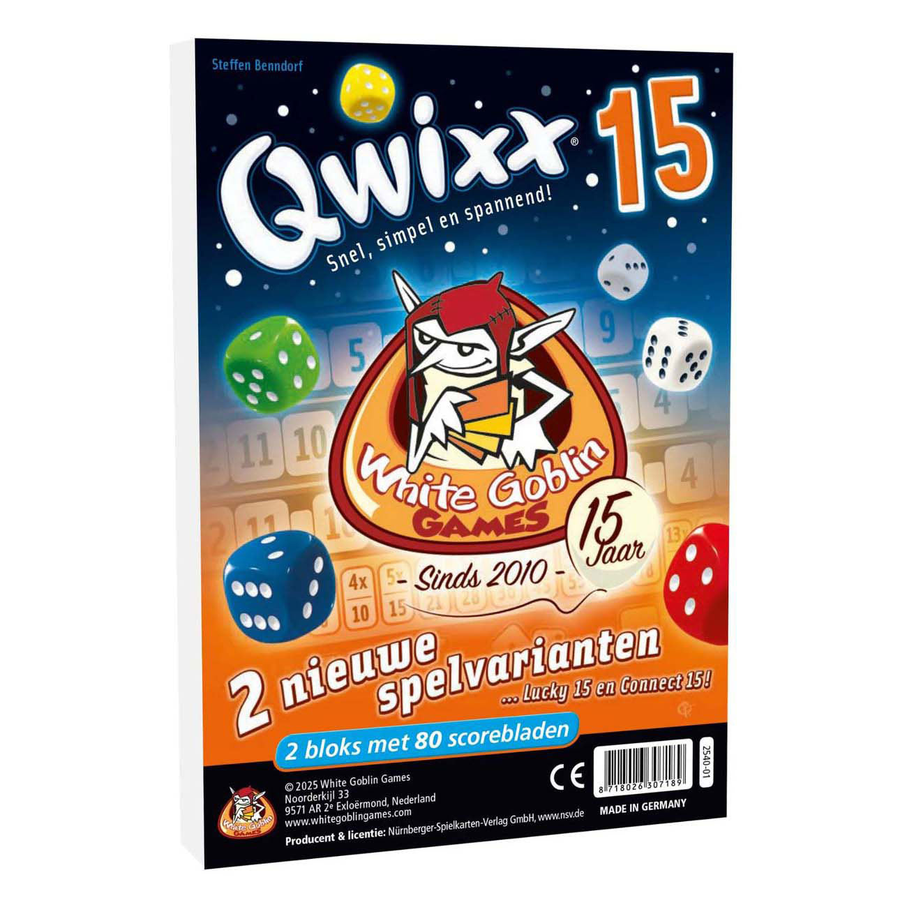 Juegos de duendes blancos qwixx 15 - juego de dados