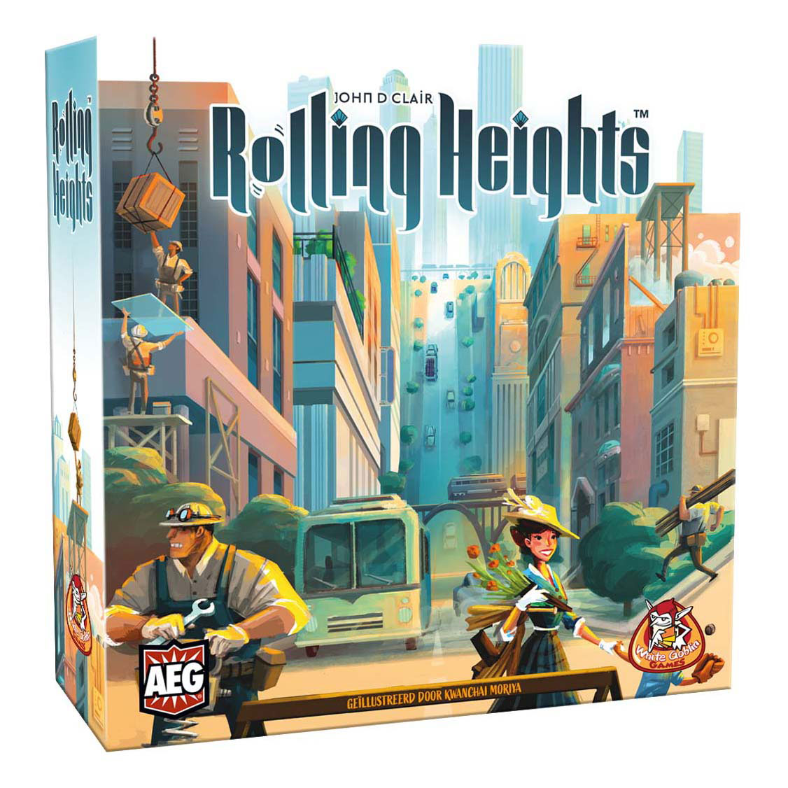 Giochi di goblin bianchi Rolling Heights - gioco da tavolo