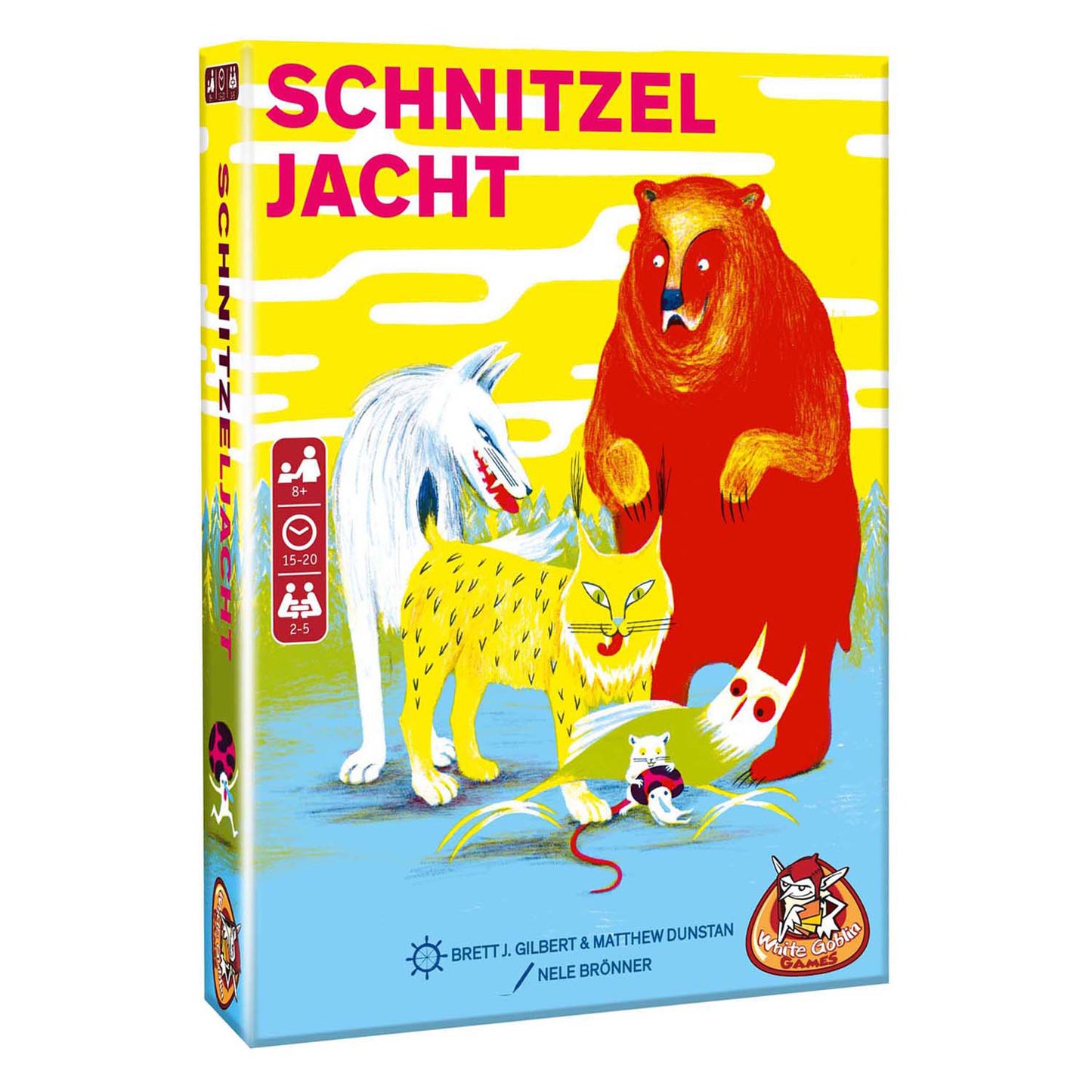Juegos de duendes blancos caza de schnitzel - juego de cartas