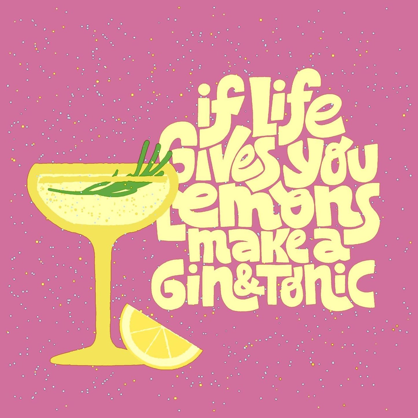 Servilletas Duni gin tonic 24x24cm