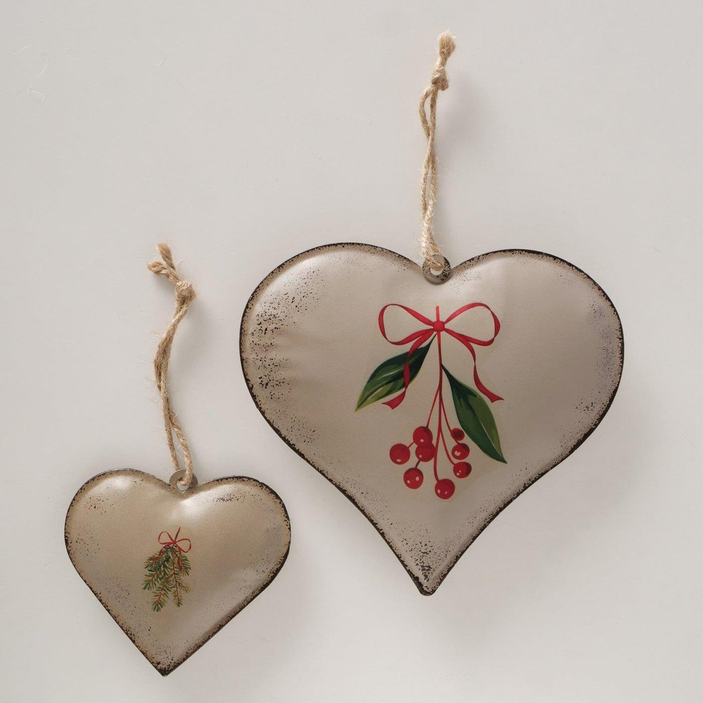 Boltze home deco colgante corazón set a 2