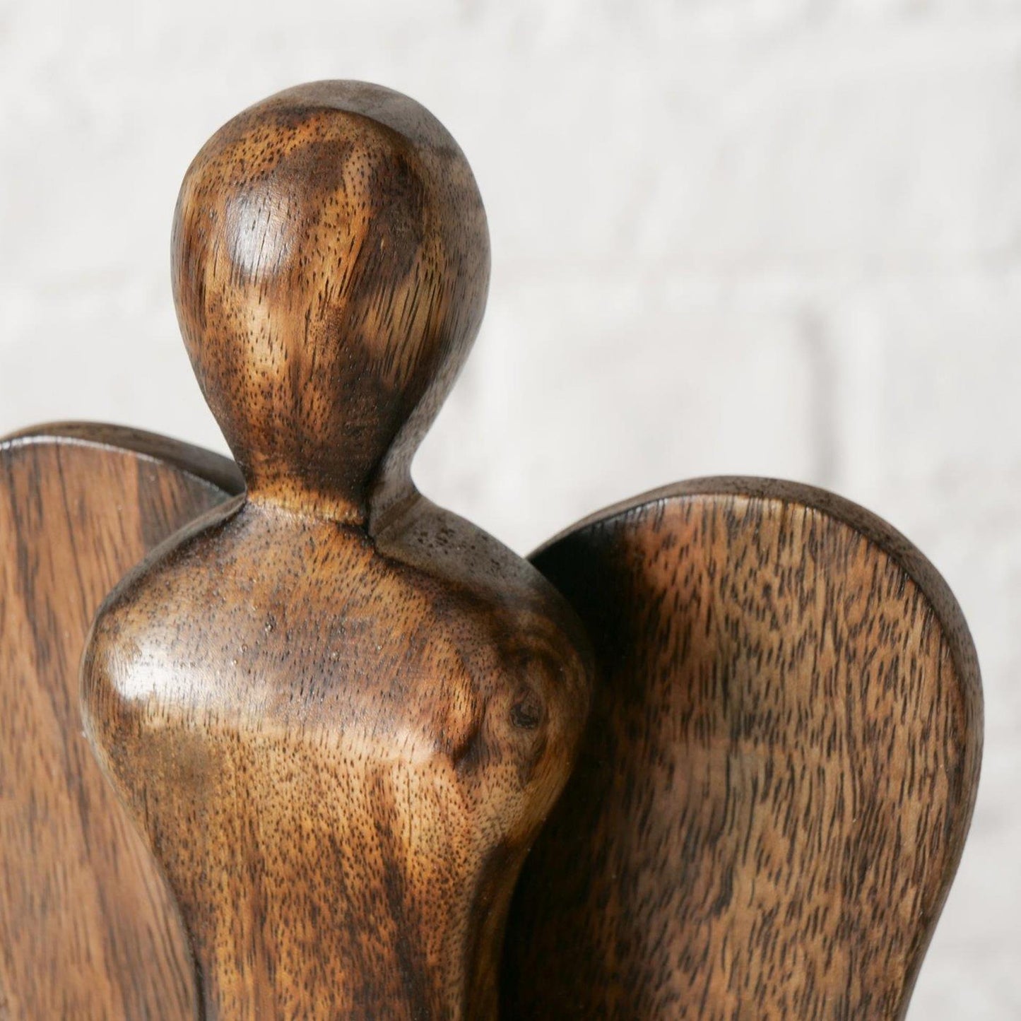 Boltze home figura angelo in legno 16x35 cm