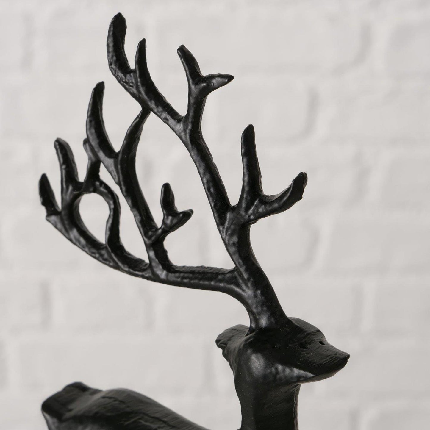 Boltze home figure cervo nero 9x3x20 cm