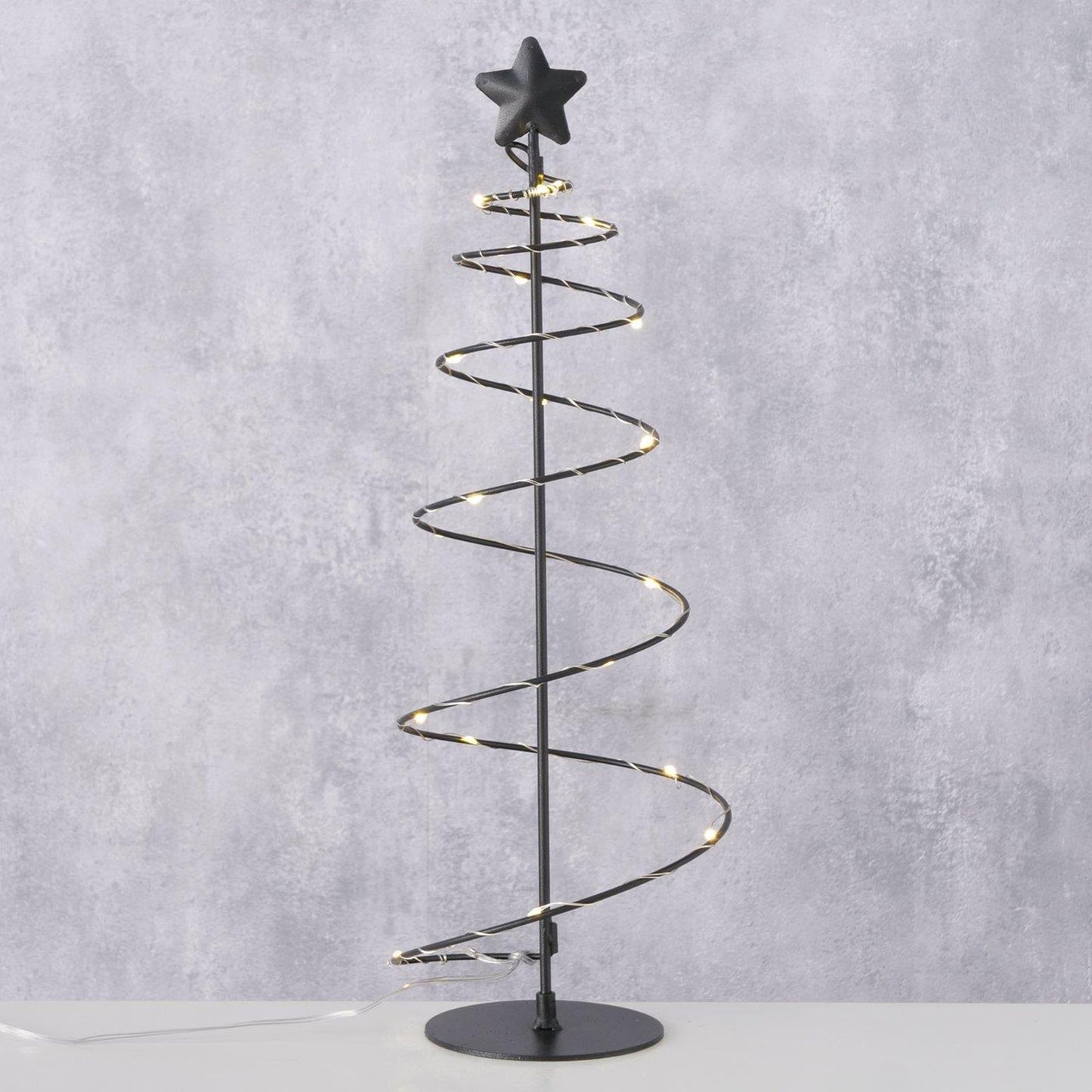 Boltze home Albero di Natale in metallo ø13xh41cm