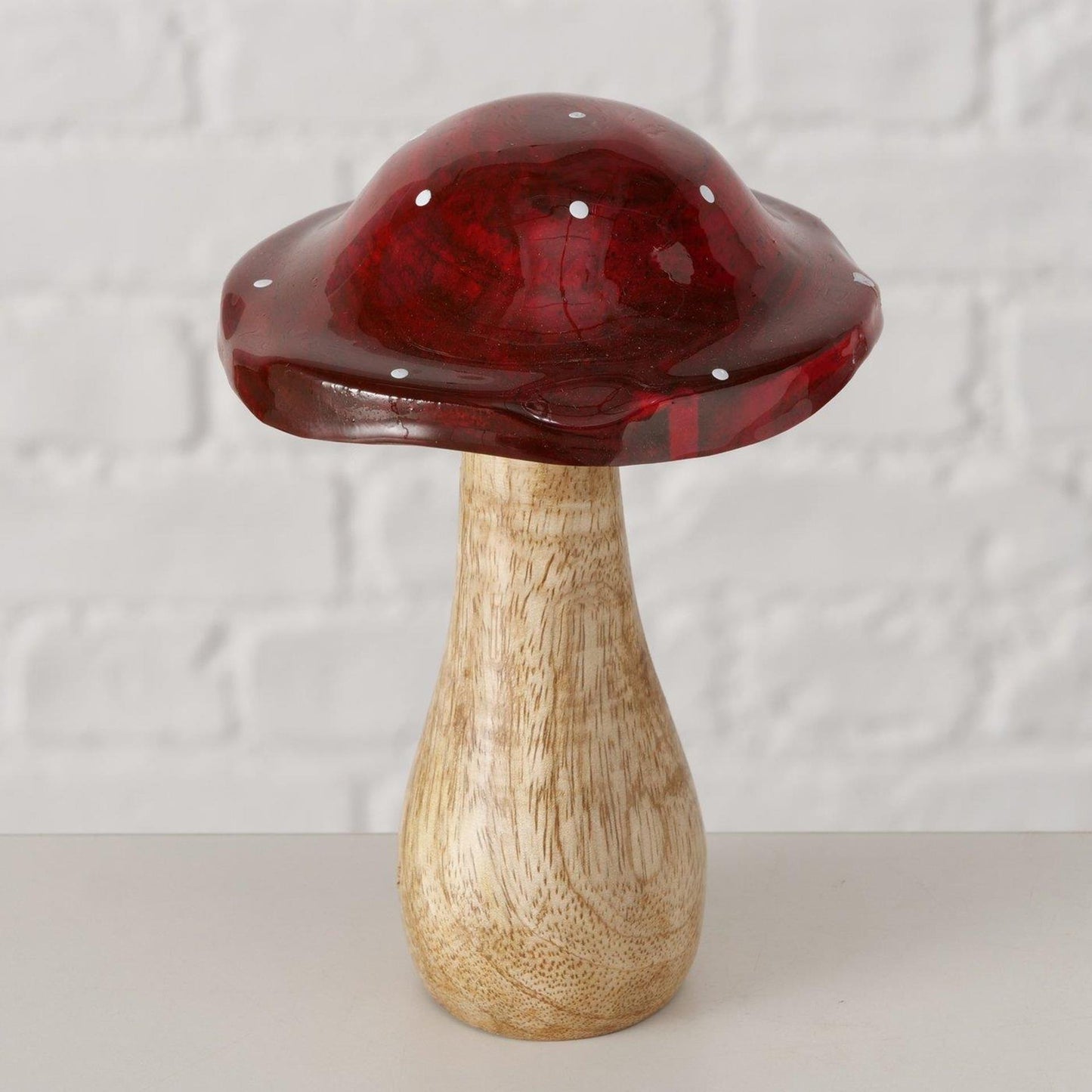 Boltze casa fungo in legno 10x14,5 cm