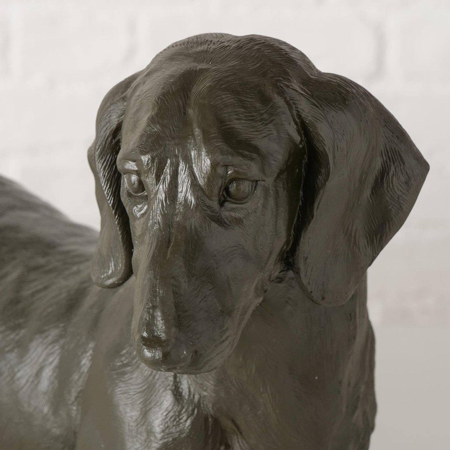 Boltze home figura bassotto nero 38x24 cm