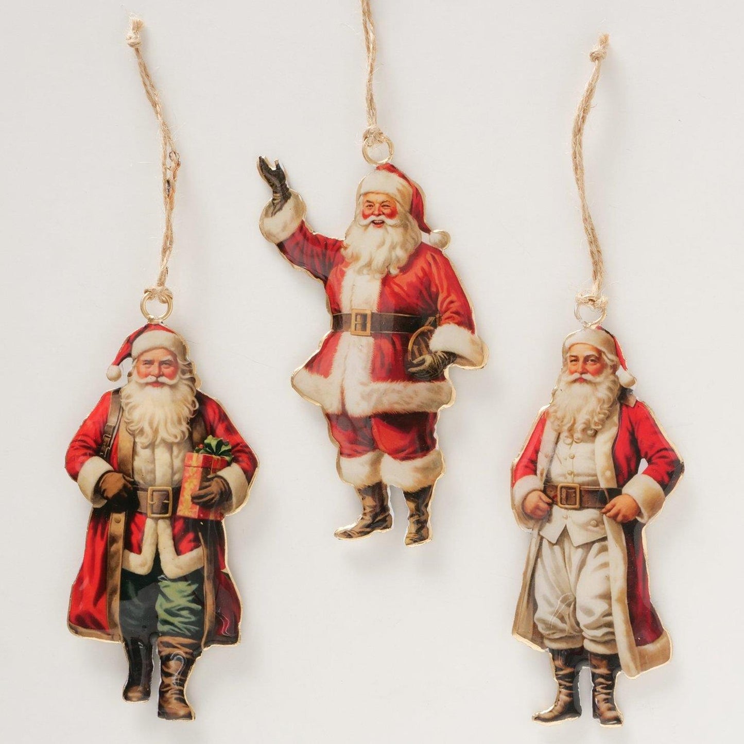 Boltze home Ciondolo natalizio Babbo Natale 13 cm