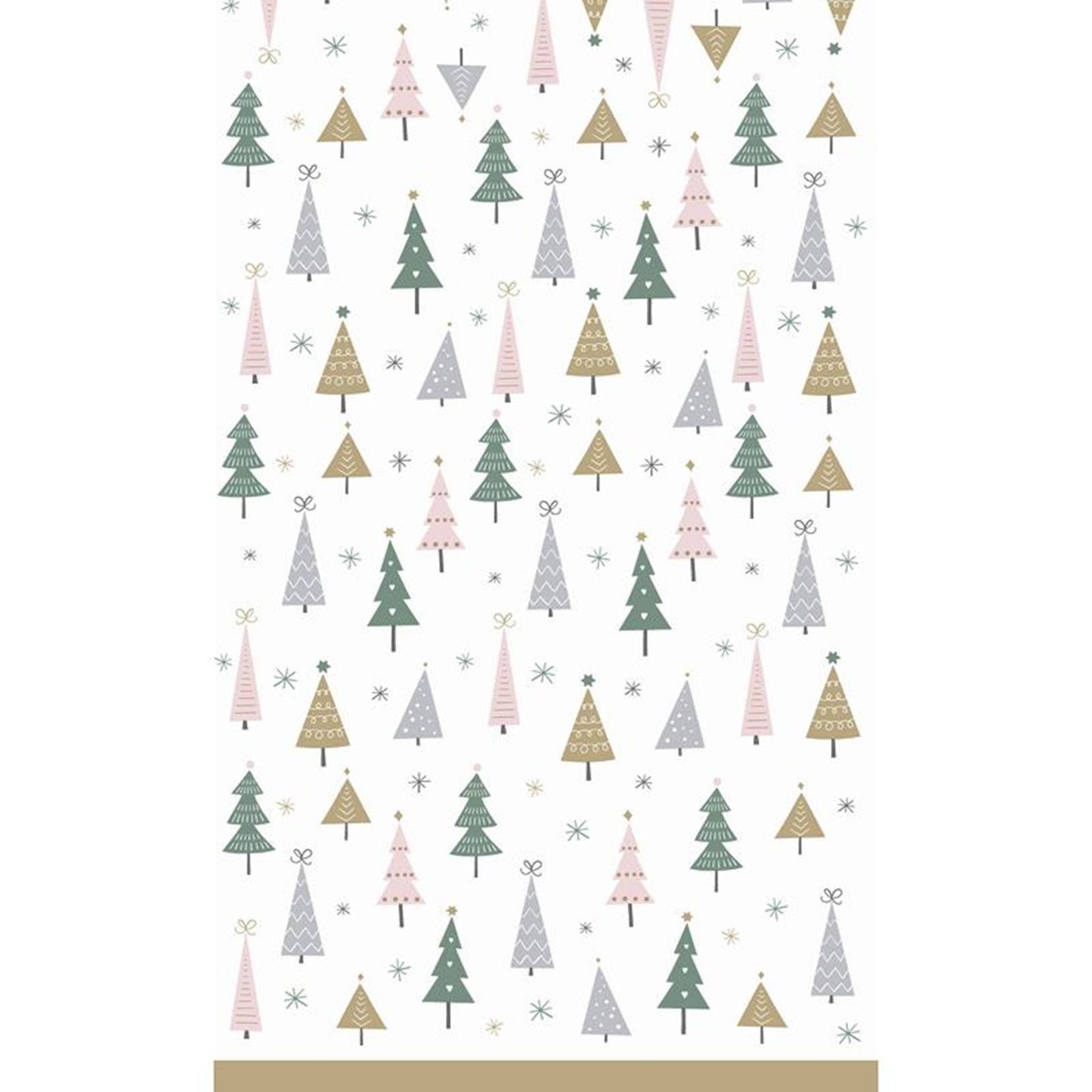 Tovaglia Duni noel alberi 138x220 cm