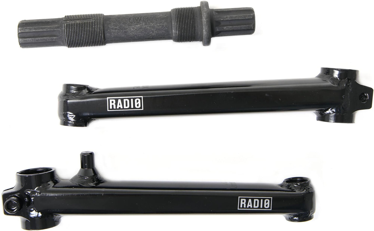 Radio BMX Crank Rookie 3 PC. 175 mm, negro