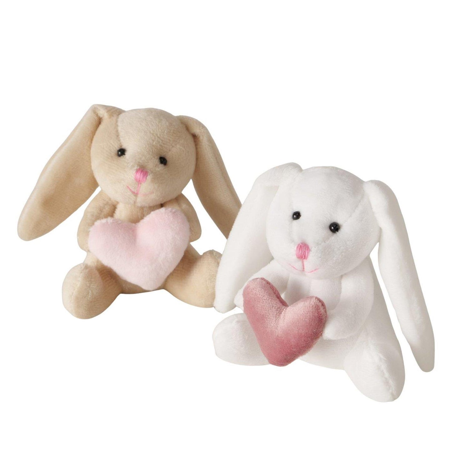 Boltze home peluche coniglio con cuore h10cm