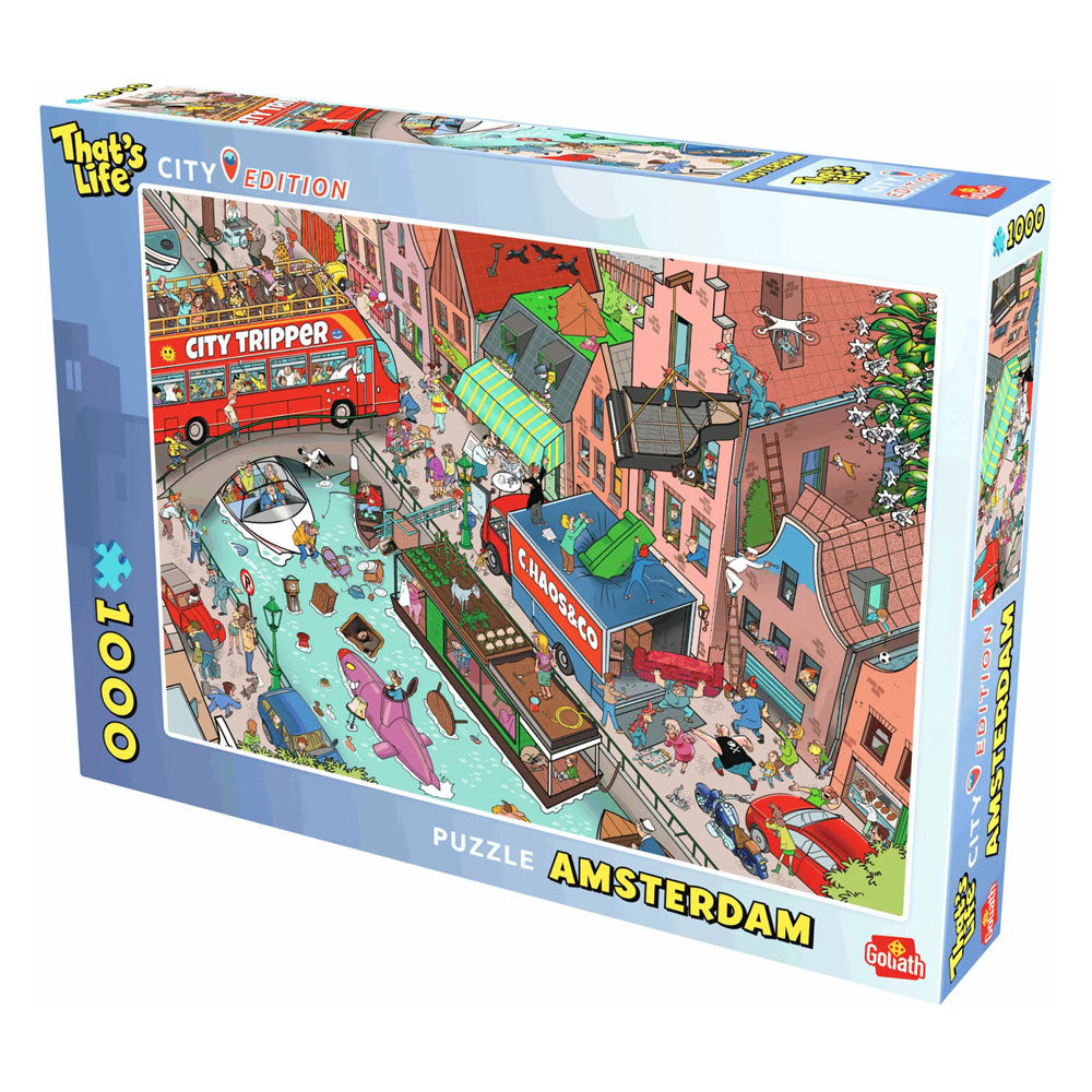 Goliath that's life city edition: puzzle amsterdam - 1000 pezzi.