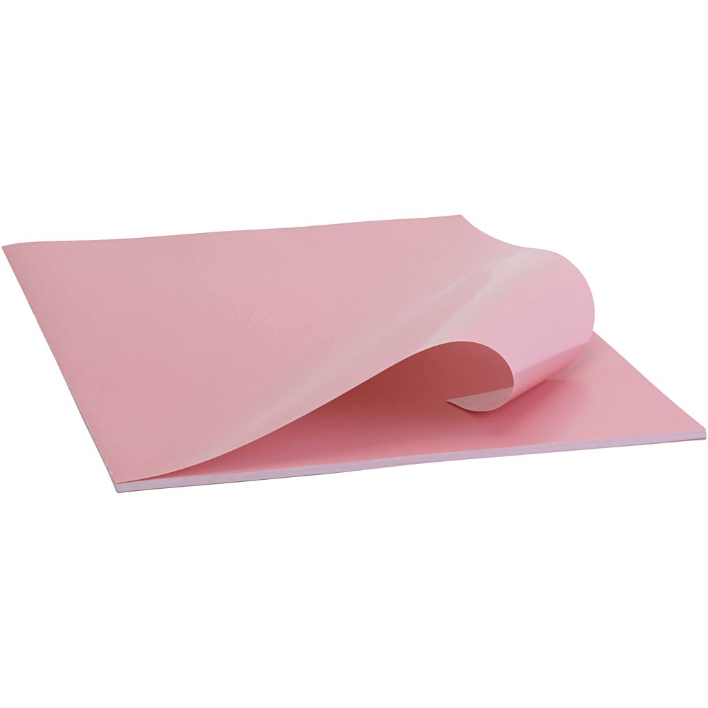 Papel satinado Creativ company, hoja 32x48 cm, 80 gr, rosa, 25 hojas 1 caja