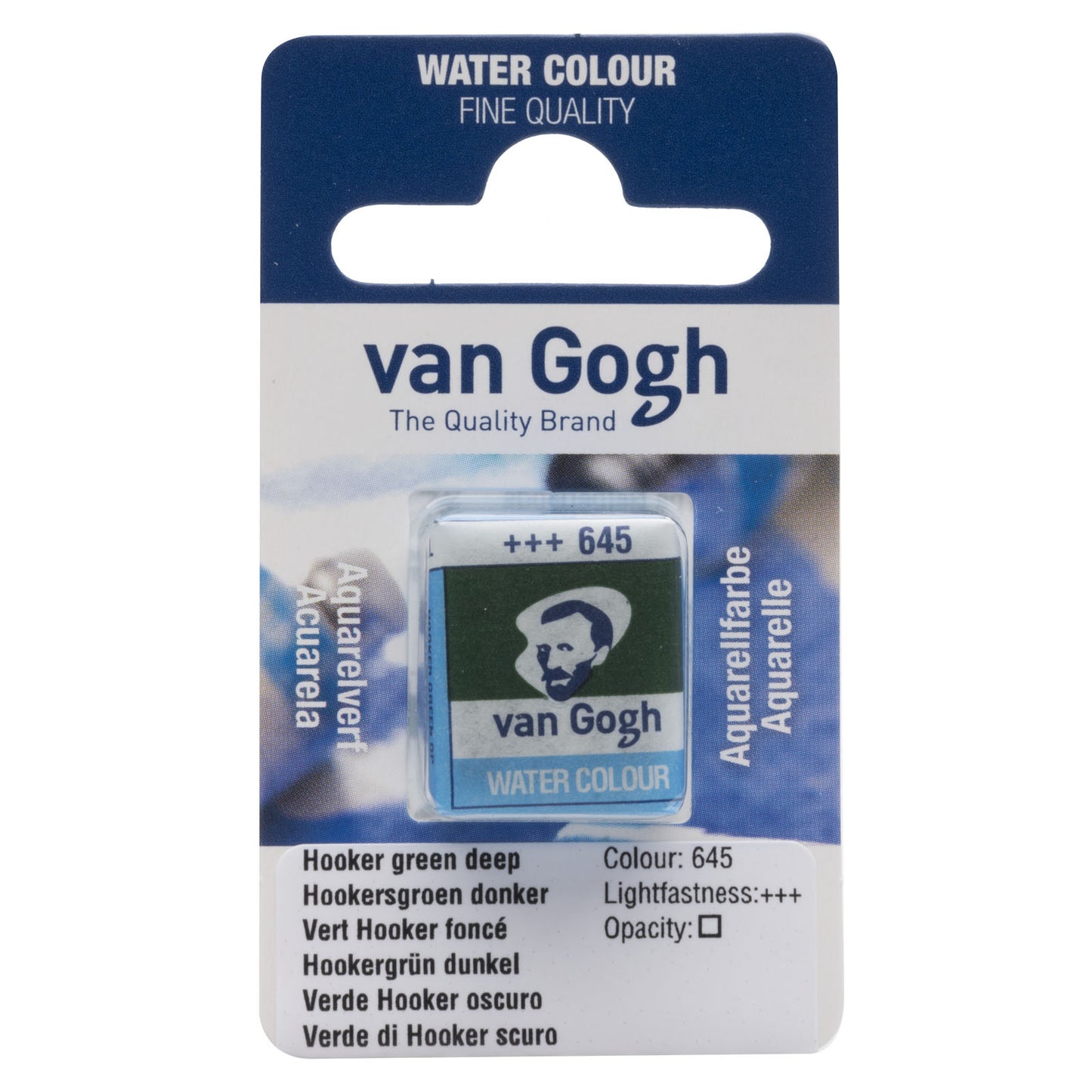 Van Gogh • pittura ad acquerello prostitute verde scuro 645