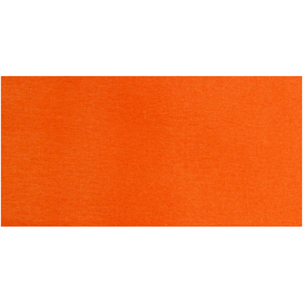 Creativ company papel crepé, hoja 50x250 cm, naranja, 10 pliegues 1 caja