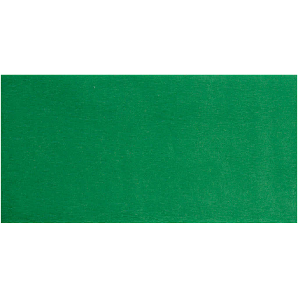 Papel crepé Creativ company, hoja 50x250 cm, verde, 10 pliegues 1 caja