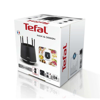 Diseño de acero inoxidable de fondue tefal
