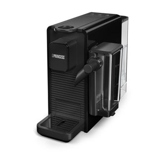 Macchina da caffè Princess a capsule e latte pro nera