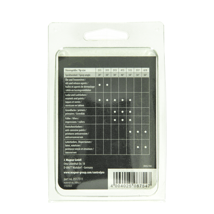 Wagner 1054570 - spuittip, 311 | 1 stuks