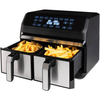 Inventum Friggitore per aria calda GF800HLD Double 2x 4L Black 1700W