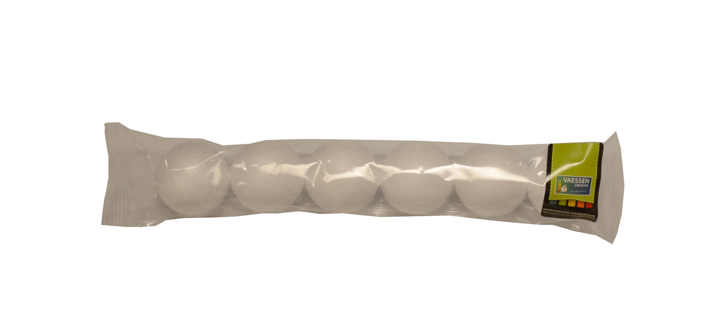 Vaessen creative • palline di polistirolo ø4cm 6pz