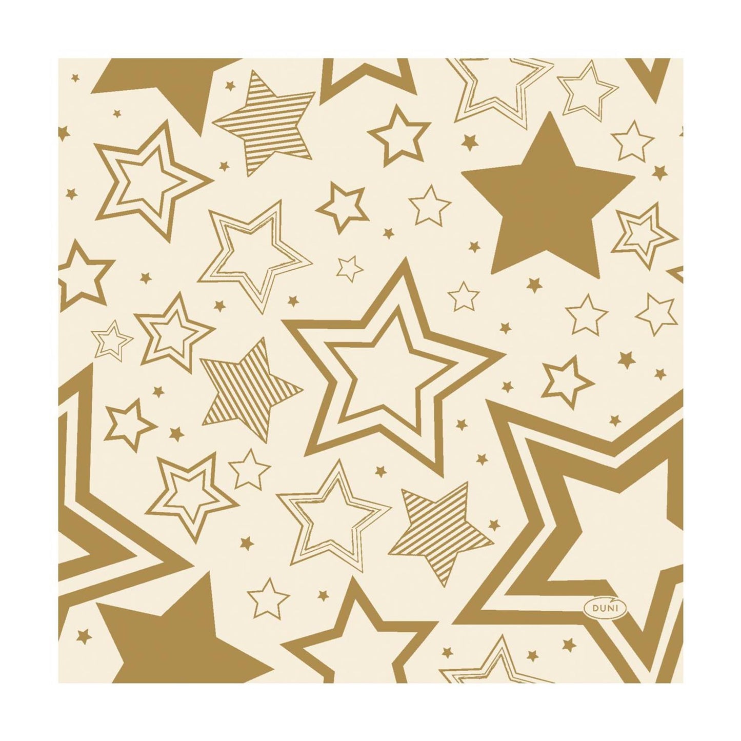 Tovaglioli Duni Holiday Star crema 33 cm