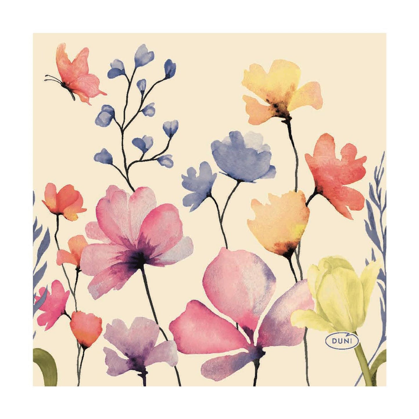 Tovaglioli Duni Floral Haven 20 pezzi 24 x 24 cm | 12 pezzi